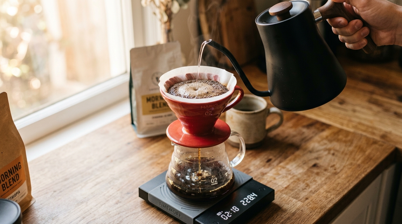Entendendo o Ratio: Como a Proporção entre Café e Água Transforma Sua Xícara